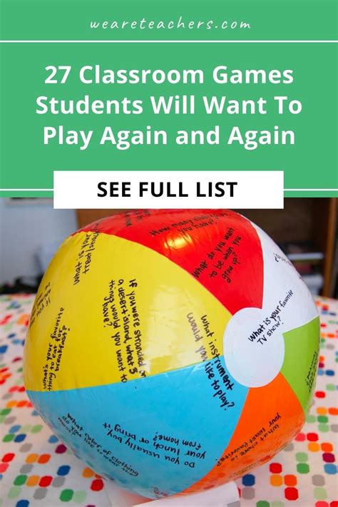27 Classroom Games Students Will Want To Play Educational Activities For Kindergarten - Educational Activities For Kindergarten