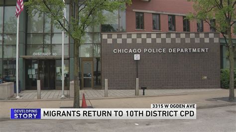 27 migrants living at Chicago Police Department 10th District weeks after sexual misconduct allegations