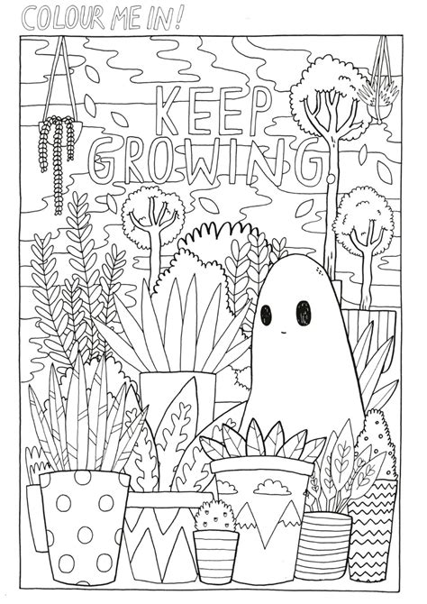 27 Printable Aesthetic Coloring Pages For Adults Amp Halloween Tree Coloring Page - Halloween Tree Coloring Page