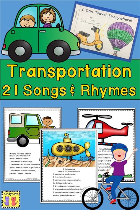 27 Transportation Songs For Preschoolers Preschool Education Transportation Kindergarten - Transportation Kindergarten
