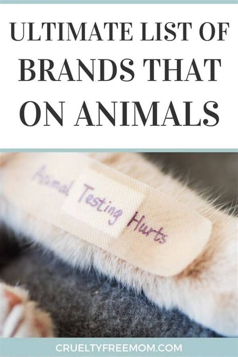 270 Brands That Test on Animals (Update 2024) A …