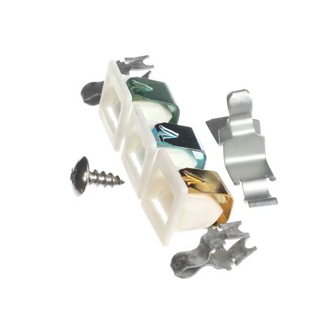 Replacement door latch and strike kit used for some Admiral, Amana, Estate, Kenmore, KitchenAid, Maytag, Roper, and Whirlpool dryer models. Directly Replaces: 279570 .... 