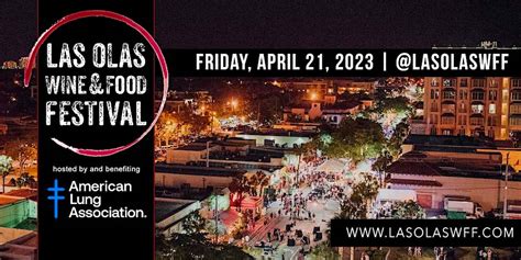 27th Annual Las Olas Wine & Food Festival is this Friday