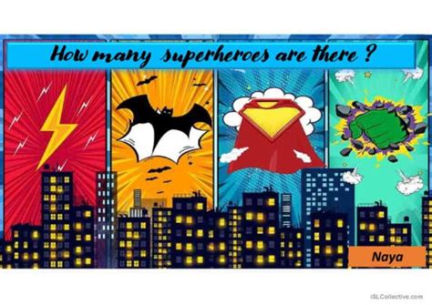 28 Superhero English ESL powerpoints iSL Collective. 