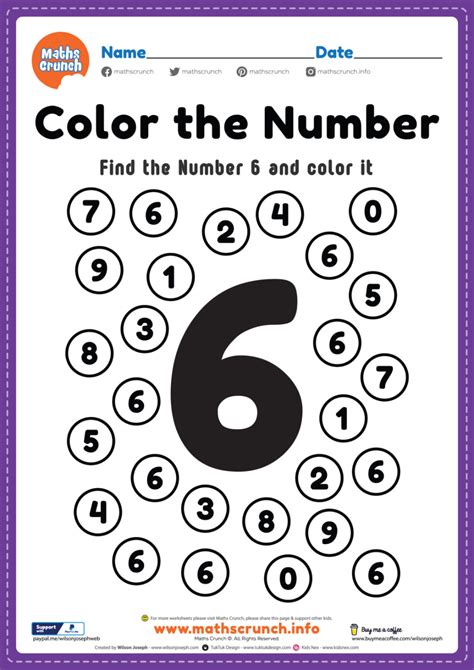 28 Fun Number 6 Activities For Preschoolers Ohmyclassroom Number 6 Preschool Worksheets - Number 6 Preschool Worksheets