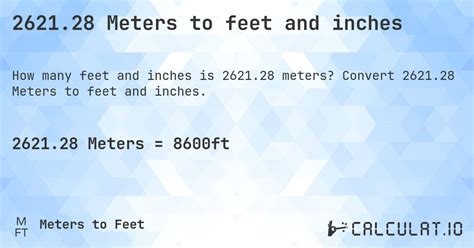 28 Meters Feet