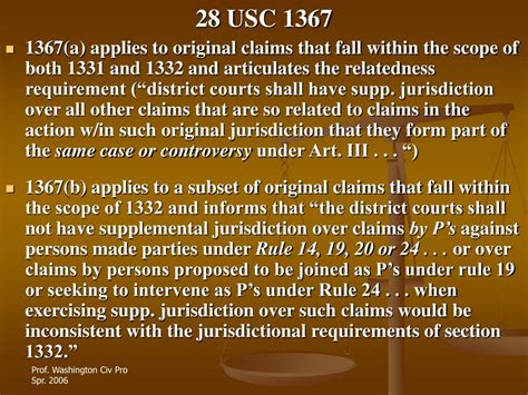 28 Usc 1367