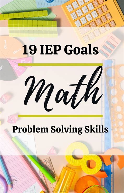 29 Math Problem Solving IEP Goals (Including Math Reasoning) in 2024