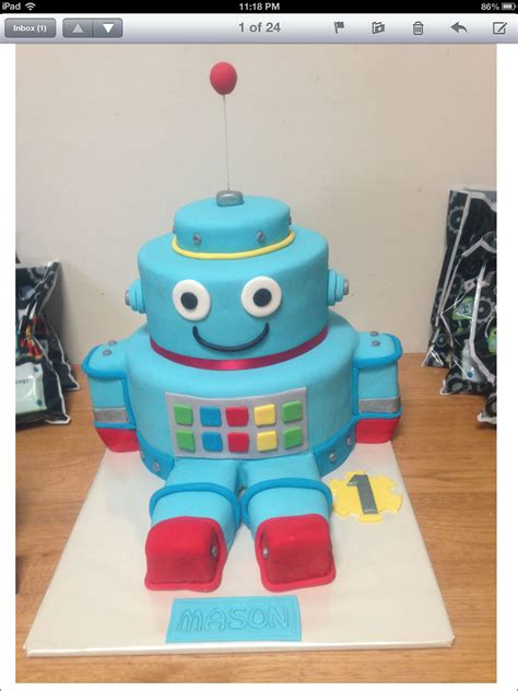 29 Robot Cake ideas robot cake, robot birthday party, robot party