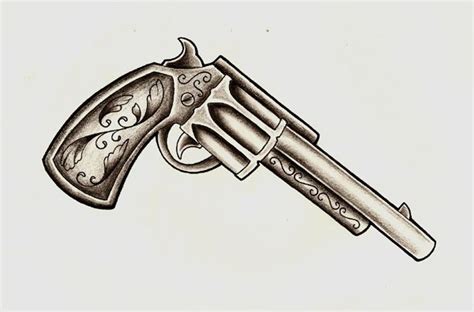 29 best Gun Tattoo Stencils images on Pinterest Gun tattoos, Pistol