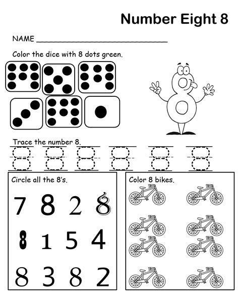 29 Easy Number 8 Activities For Preschoolers Ohmyclassroom Number 8 Worksheets Preschool - Number 8 Worksheets Preschool
