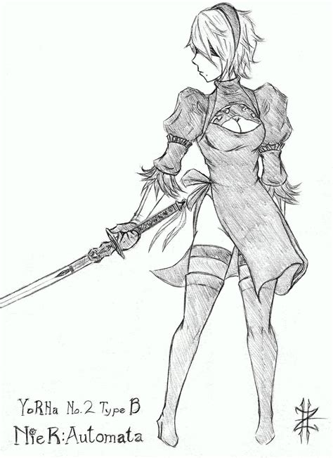 2B (NieR Automata) by HyperLegender on DeviantArt