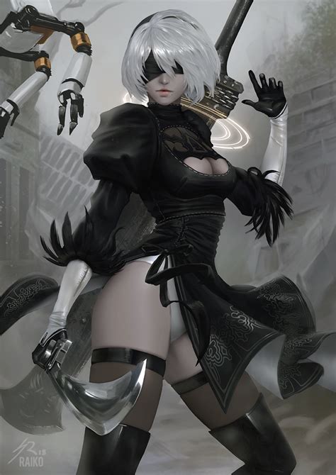2B by raikoart on DeviantArt