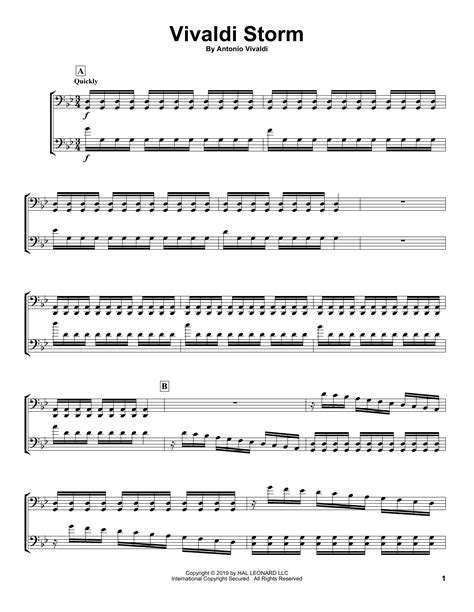 2Cellos Vivaldi Storm Sheet Music, Notes & Chords Cello sheet music