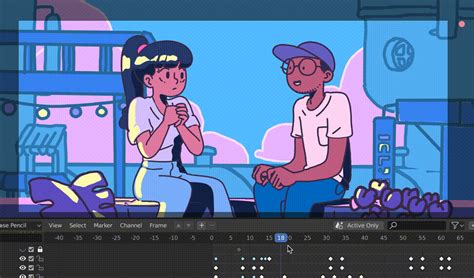 2D Animation Motion Comic