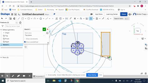 2D Circular Pattern Tool in Onshape YouTube