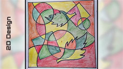 2D Design for elementary and intermediate grade examination Step by