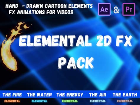 2D FX Elements - hand drawn liquid motion effects - muktibox.com