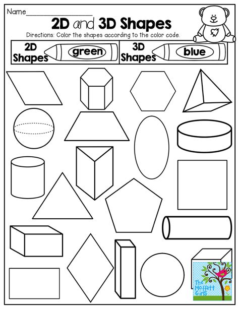 2D and 3D Shapes! Color by the code! Tons of fun printables! Shapes