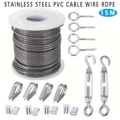 2mm 590.55inch Stainless Steel Wire Rope Cable Hooks ... - TikTok … - raincitystudios.com