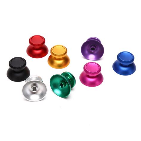 2PCS Metal Analog Joystick thumb Stick Grip Cap Replacement