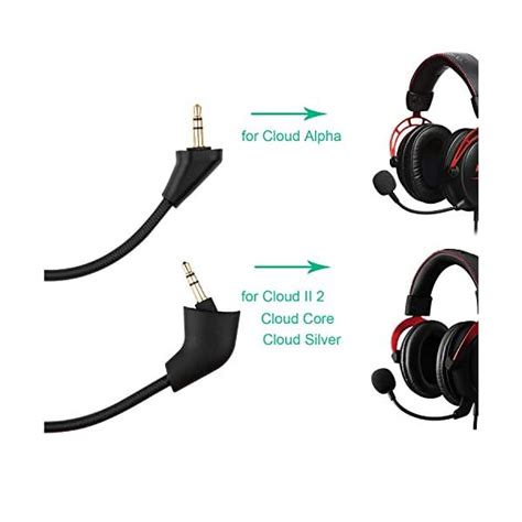 2Pack Game Mic Replacement for Kingston HyperX Cloud Alpha/Cloud Alpha