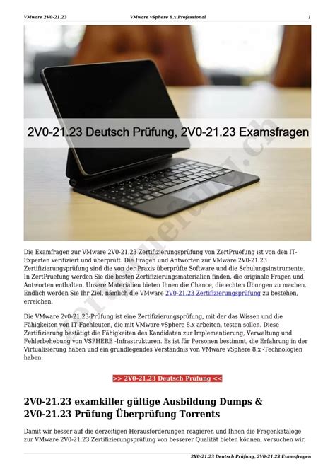 2V0-31.23 Deutsch Prüfungsfragen