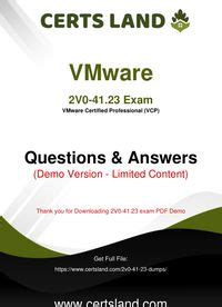 2V0-41.23 PDF Demo