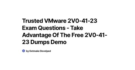 2V0-41.23 PDF Demo