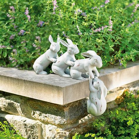 2X Saved By A Hare Sculpture Bunny Decor Sculpture Party Decor …