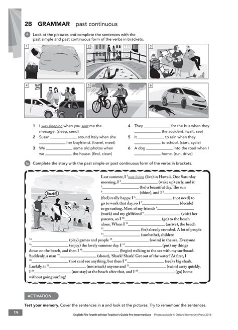2b Grammar Past Continuous