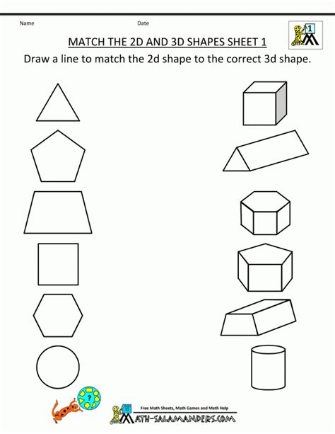 2d And 3d Shapes Worksheets 99worksheets 3rd Grade 2d Shapes Worksheet - 3rd Grade 2d Shapes Worksheet