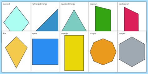 2d Shape Cut Outs A4 Teaching Resources Teacher 2d Shapes To Cut Out - 2d Shapes To Cut Out