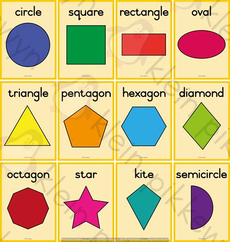 2d Shape Pictures Pictures Of Different Kinds Of 2d Shape Pictures To Colour - 2d Shape Pictures To Colour