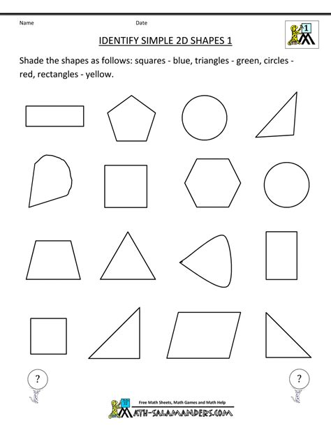 2d Shapes 1st 2nd Grade Genius777 Com Printables 3rd Grade 2d Shapes Worksheet - 3rd Grade 2d Shapes Worksheet