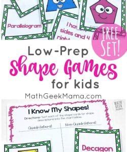 2d Shapes Archives Math Geek Mama 5th Grade Math Shapes - 5th Grade Math Shapes