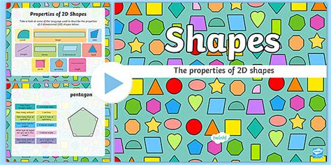 2d Shapes Powerpoint For Kids Geometry Primary Resources Primary Resources 2d Shapes - Primary Resources 2d Shapes