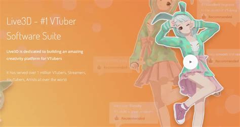 2d vtuber tracking software.  Please also note that this list only includ...