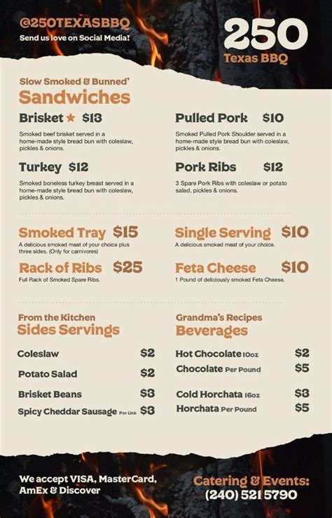 2fifty texas bbq menu