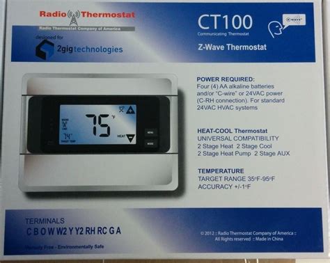 2gig ct100 z wave programmable thermostat manual. - Manual de derecho internacional público americano.