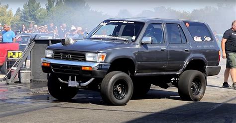 There are all factory Toyota parts that will adapt a 2jz-gte to the factory auto or manual transmission in the 4Runner. There is a company that makes the mounts for the swap (so, very little fab work). If you get the right version of the 2jz (or just swap the right oil pan), it clears the front diff.. 