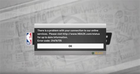 2k19 an error has occurred. .  ...