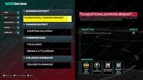 2k23 foundational thinking mindset answers. NBA 2K23 Foundational Thinking Mindset Fix, How to Unlock Business District There are many quests and activities for you to undertake in NBA 2K23. Usually, these are easy and straightforward to do. 