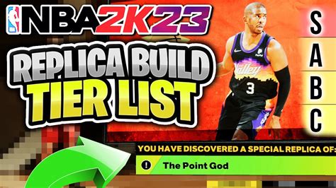 2k23 replica builds tier list. Once obtained, it will be displayed below your MyPlayer’s name at all times while not in a game. Your build could also be labeled as “shades of” a player, which is a step under acquiring said player’s replica build icon. Creating Special Replicas and Secret Builds can be very helpful if you want to edge over your opponents. 