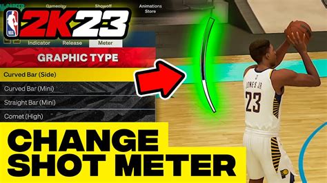 Nov 21, 2022 · click to enlarge. + 3. SHOT METERS: You can adjust your shot meter to your liking. We wouldn't recommend turning off the NBA 2K23 shot meter, especially if you're just starting the game but here's ... . 