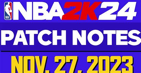 2k24 patch notes today. Things To Know About 2k24 patch notes today. 