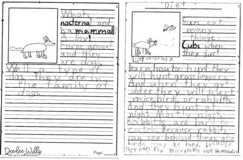 2nd Grade Informational Writing Samples and …