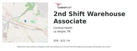 2nd Shift Warehouse Associate La Vergne, TN Cardinal Health