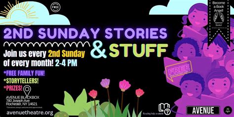 2nd Sunday Storytime @ The Ave The Avenue Blackbox Theatre, Rochester …