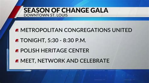 2nd annual 'Season of Change' Gala taking place tonight downtown